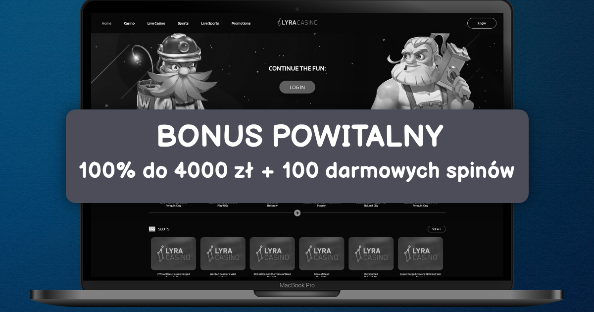 Lyra Casino welcome bonus