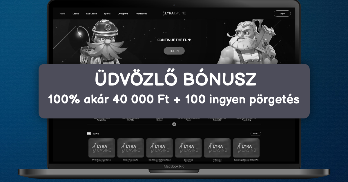 Lyra Casino welcome bonus