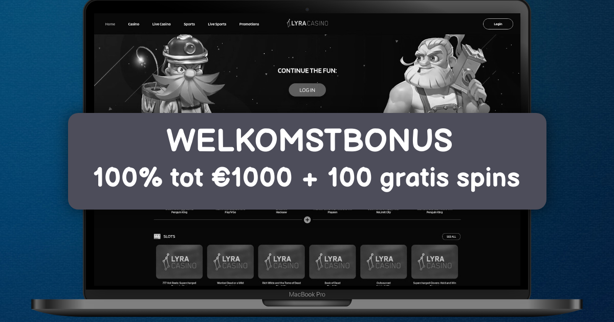Lyra Casino welcome bonus