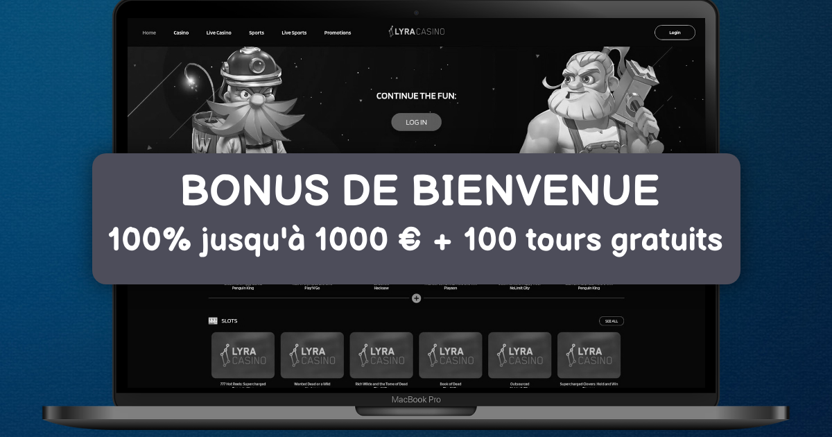 Lyra Casino welcome bonus